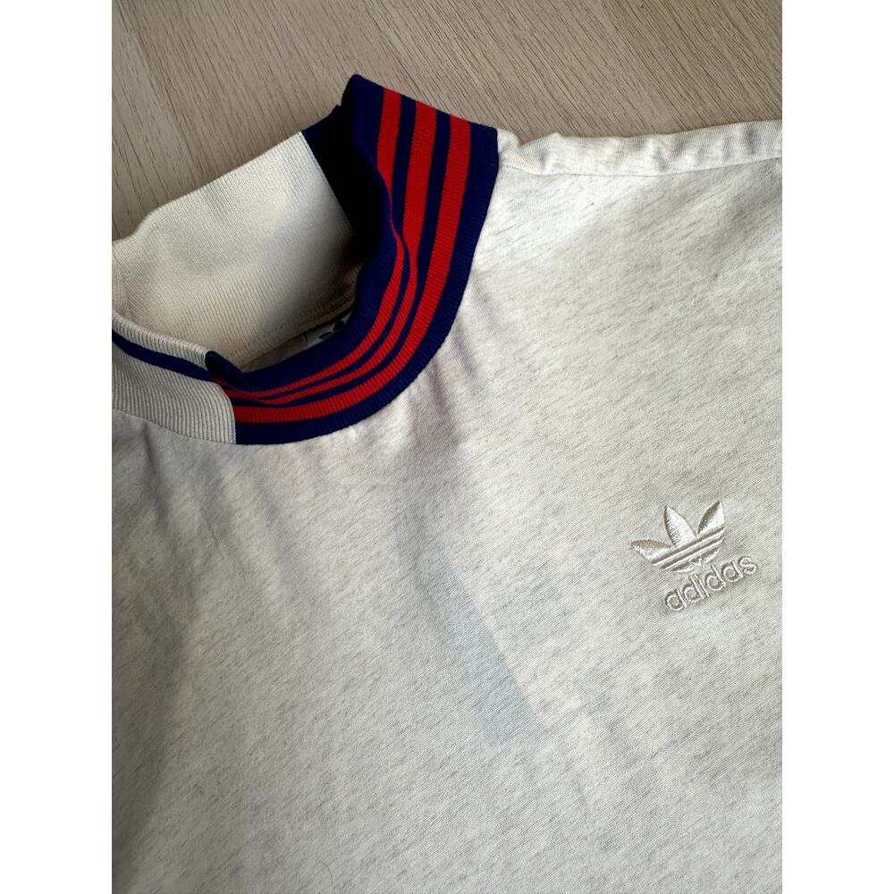 Adidas Rib Short Tee Shirt Size S - NEW - IC5223 - Picture 2 of 7